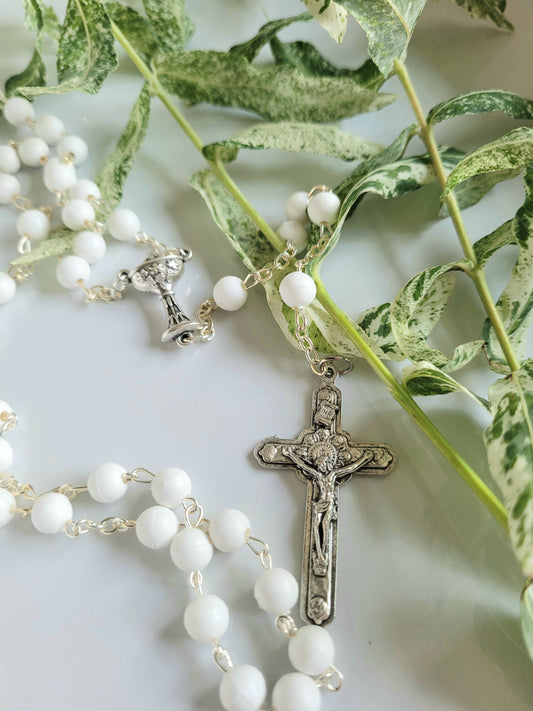 White Rosary