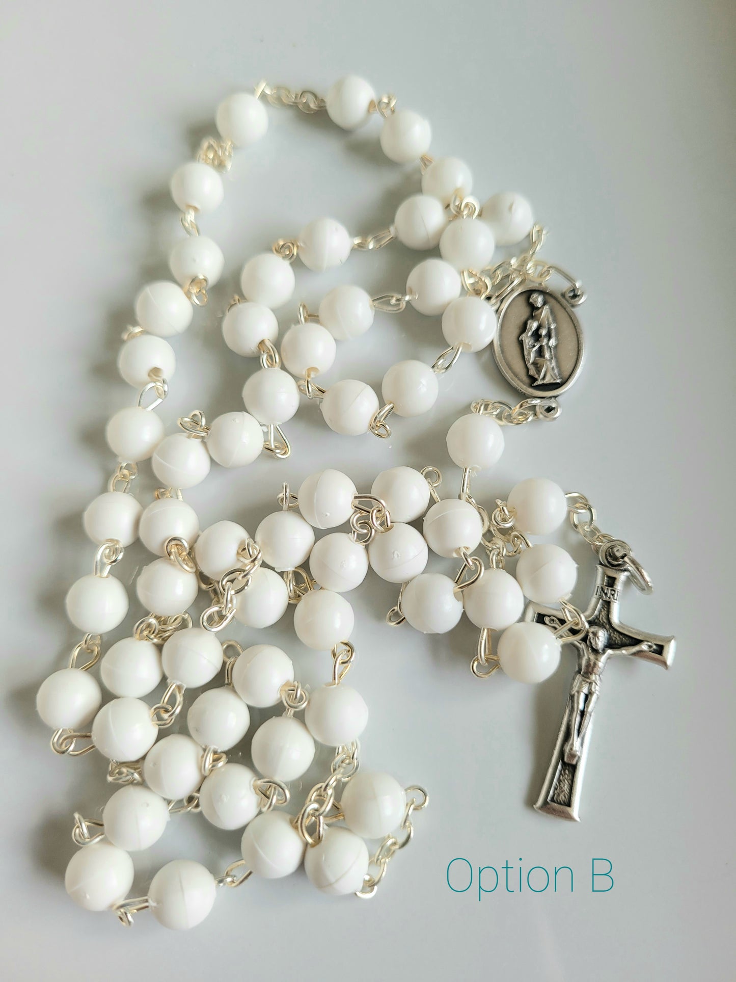 White Rosary