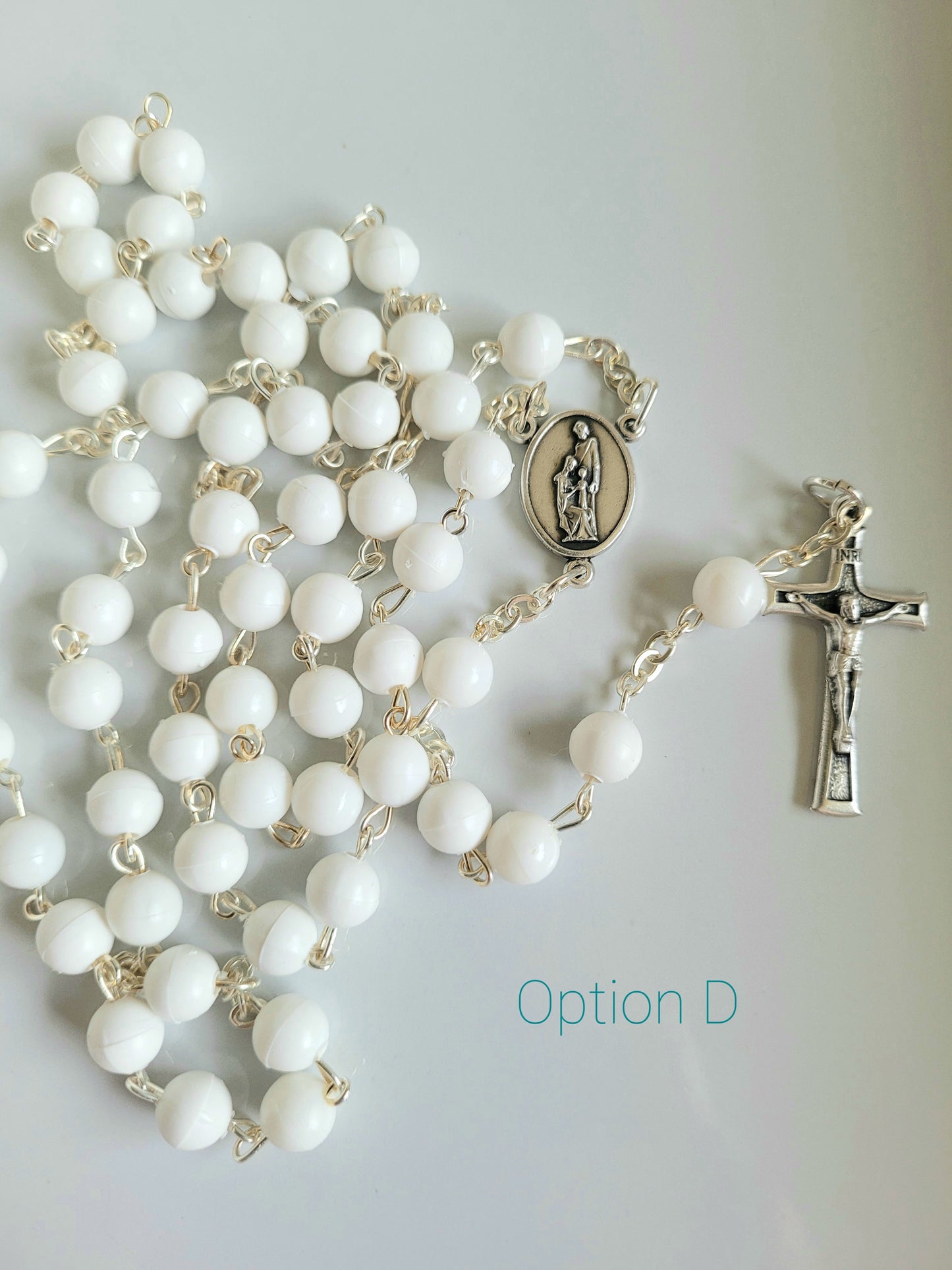 White Rosary