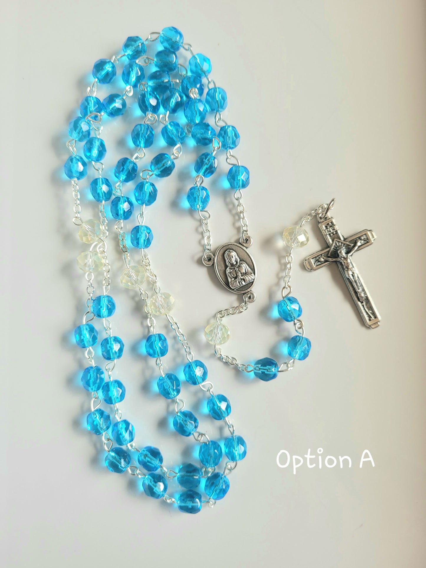 Aquamarine Rosary