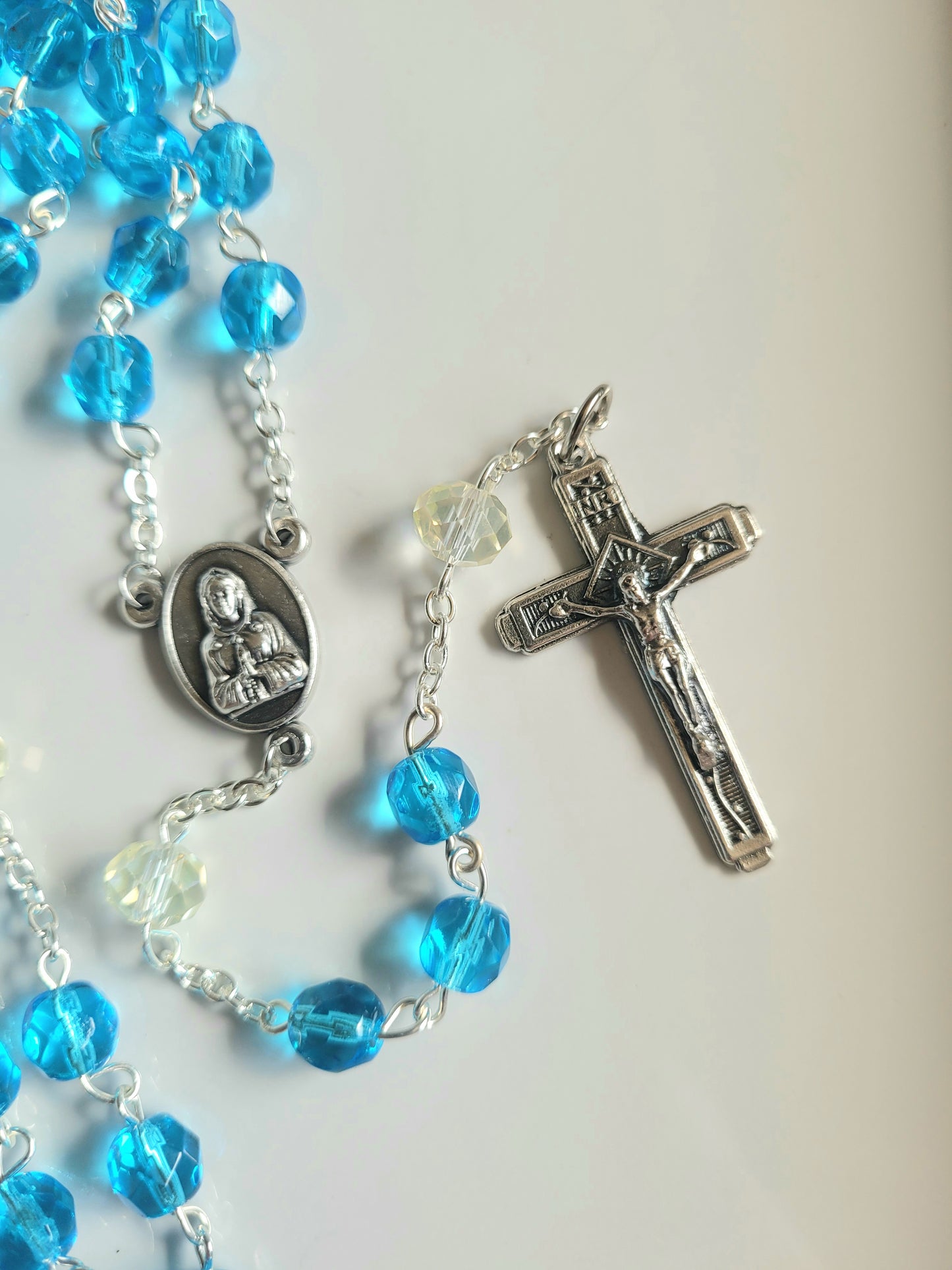 Aquamarine Rosary