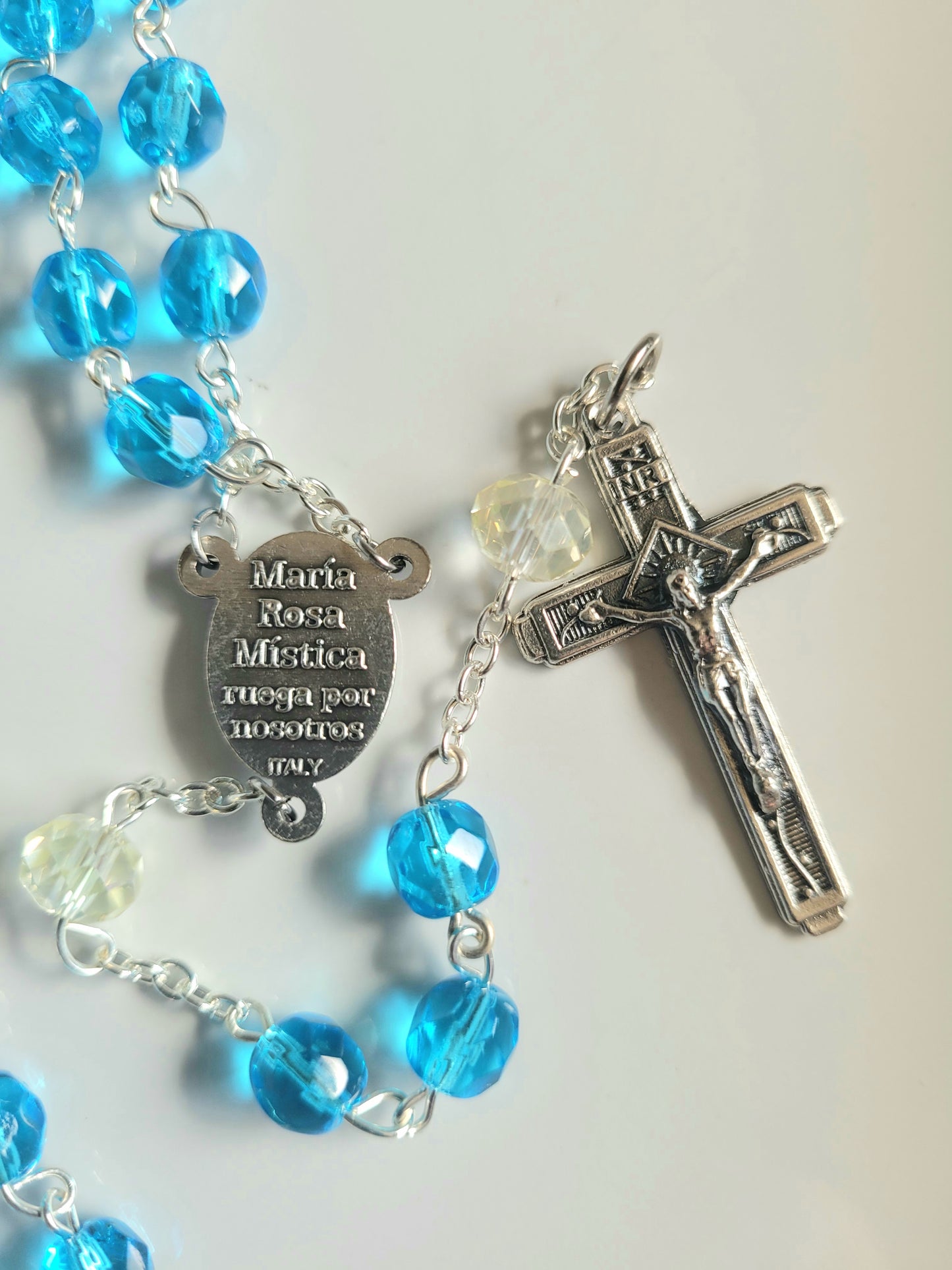 Aquamarine Rosary