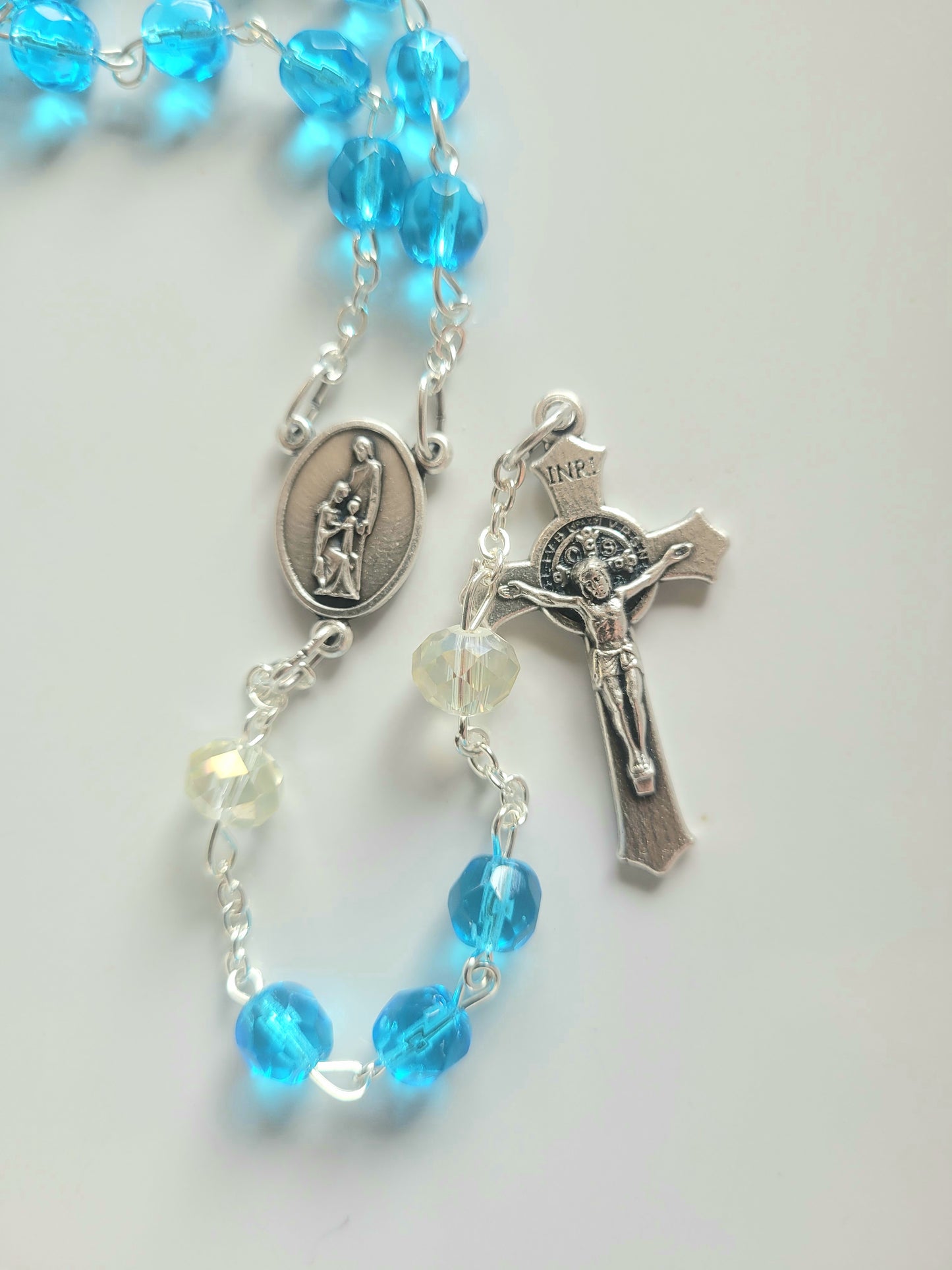 Aquamarine Rosary