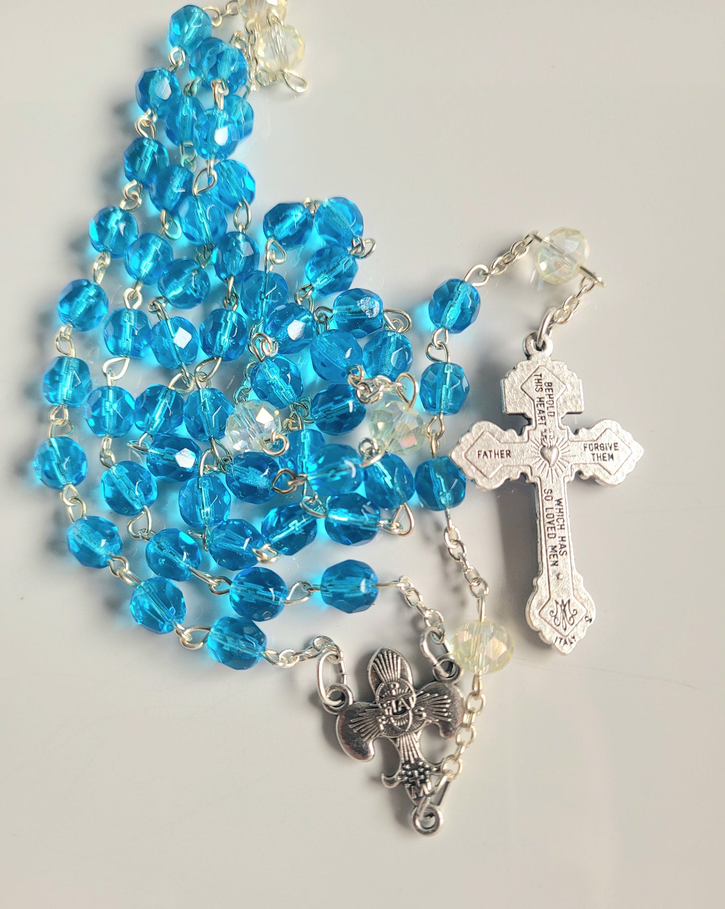 Aquamarine Rosary